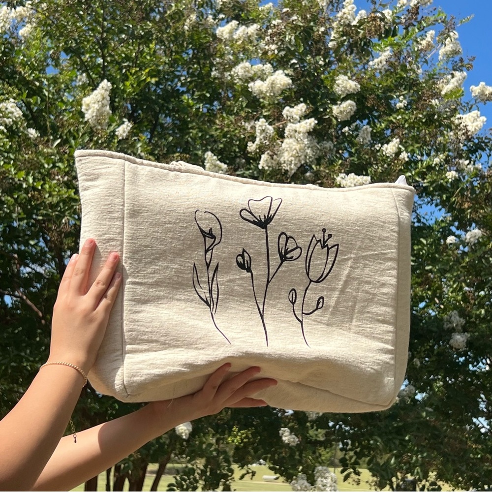 Large Cotton Canvas Tote - Picture 9 of 13